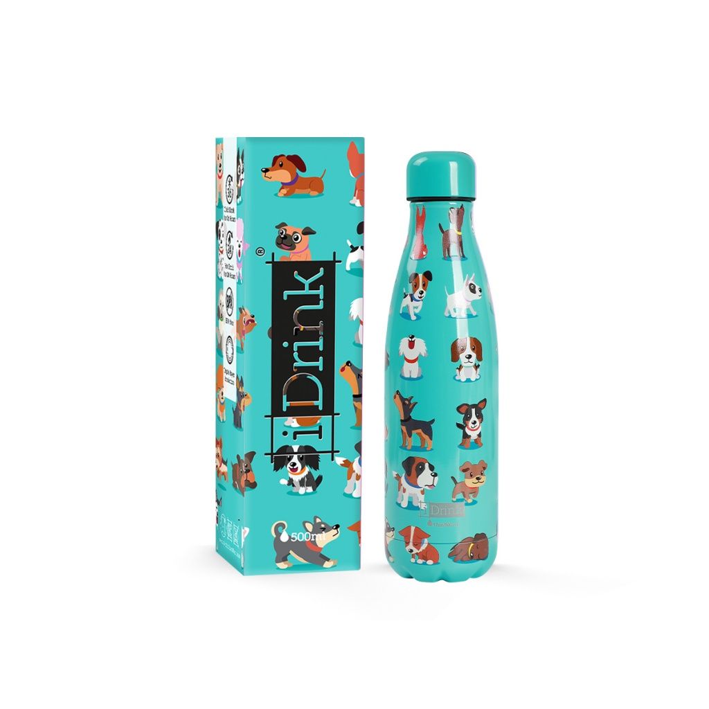 Total Juggling I Drink - Thermal Water Bottle 500 ml Dogs