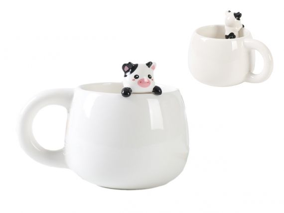 ITotal - Ceramic Mug with Charm Cow