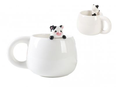 ITotal - Ceramic Mug with Charm Cow