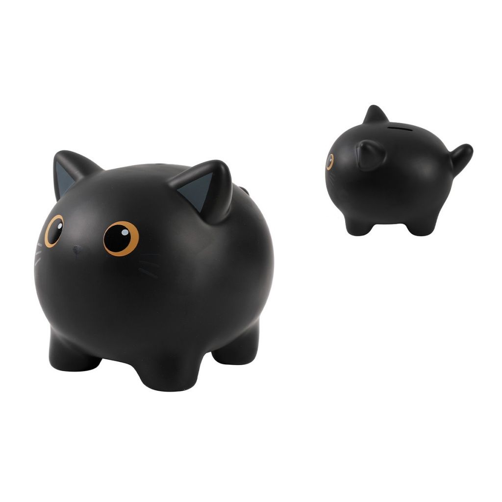 ITotal - Black Cat Plastic Money Box
