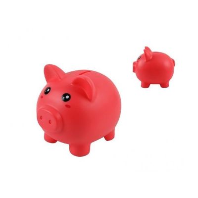 ITotal - Red Piggy Plastic Money Box