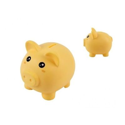 ITotal - Yellow Piggy plastic piggy bank