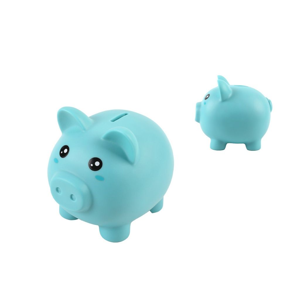 ITotal - Blue Piggy Plastic Money Box