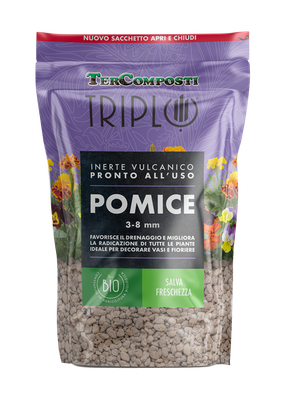 Tercomposti Triple INERT VOLCANIC Pumice 3/8 mm 3 Lt.
