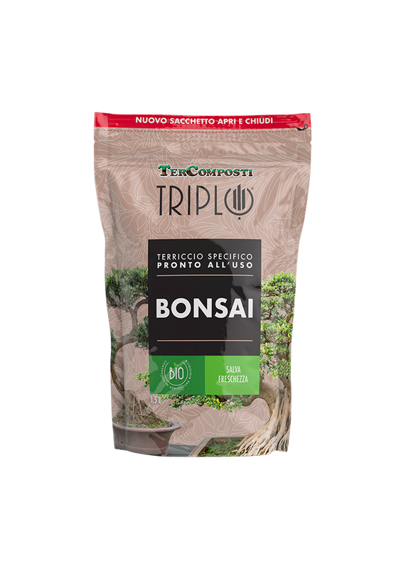 Tercomposti Triplo SPECIFIC READY-TO-USE SOIL for Bonsai 1.5 Lt.