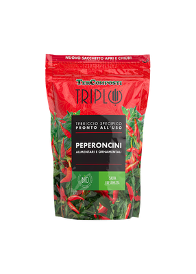 Tercomposti Triplo SPECIFIC READY-TO-USE SOIL for Chilli Peppers 1.5 Lt.