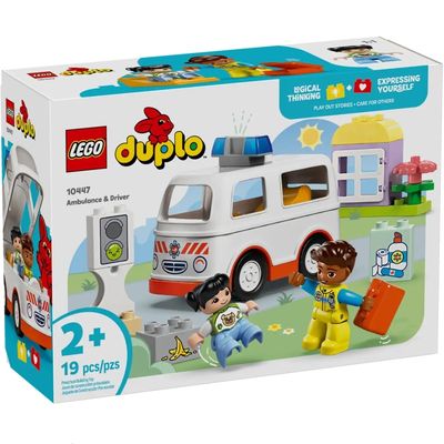 Ambulance and driver - Lego Duplo 10447