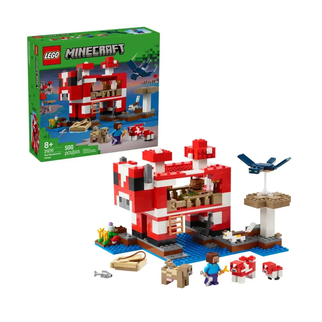 21270 LEGO Minecraft - The Mooshroom House