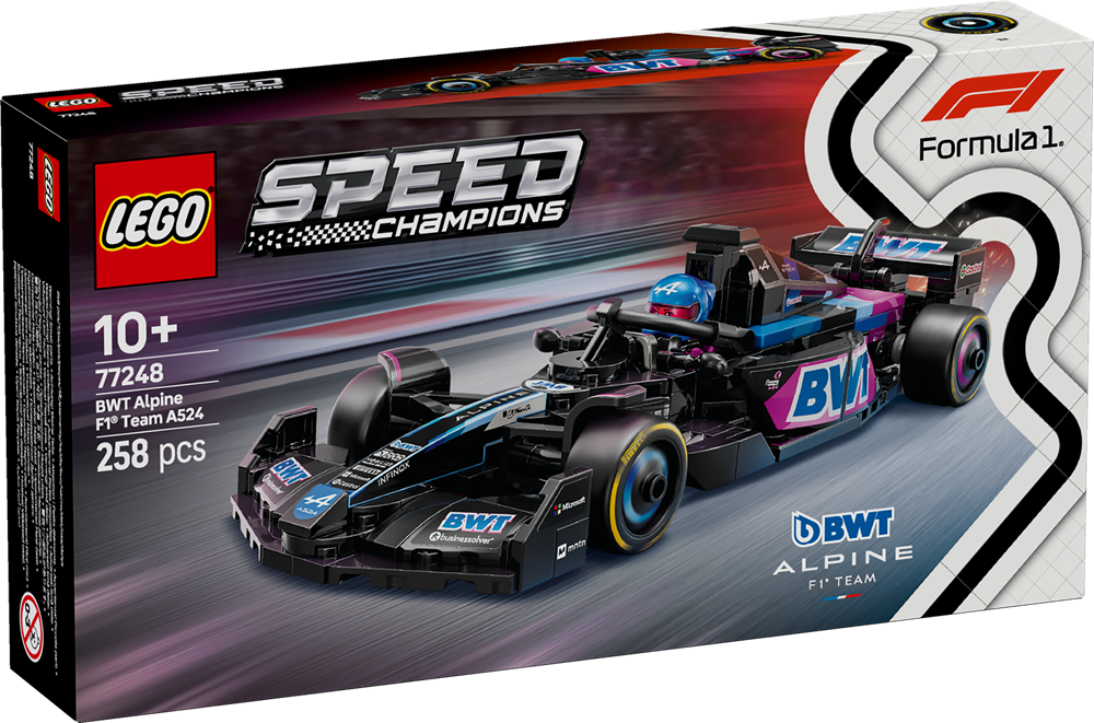 LEGO SPEED CHAMPIONS RACING CAR BWT ALPINE F1® TEAM A524 77248
