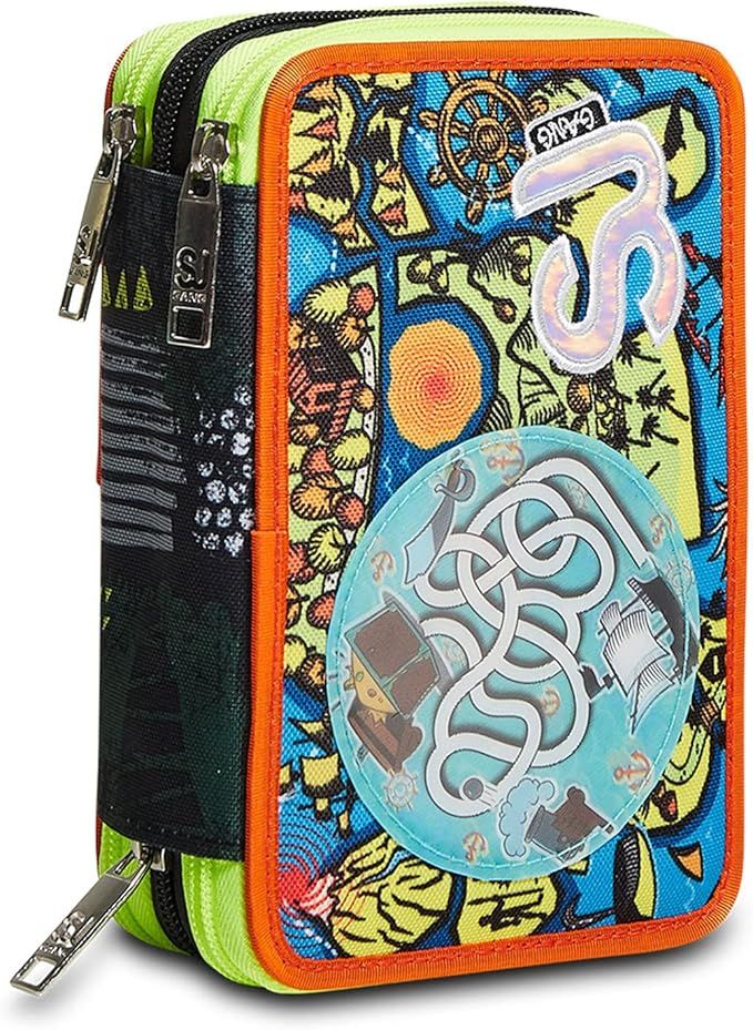 3 ZIPPER POUCH - SJ Pirate Boy