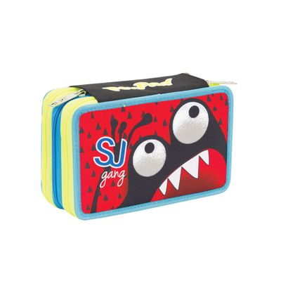 PEN PAD 3-zip school bag SJ Faces Boy