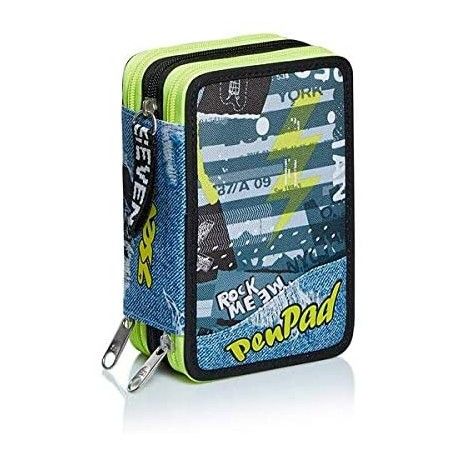PEN PAD 3-zip school bag Seven Urban Rock