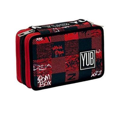 Yub SCHOOL BAG 3 ZIPPERS Urban Check