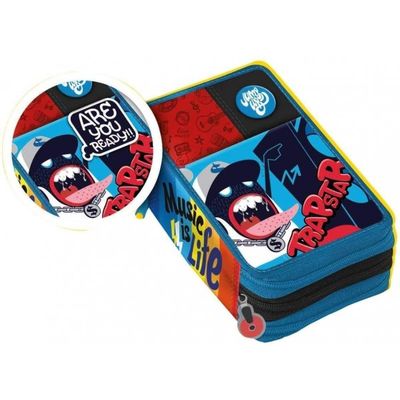 Auguri Preziosi - Gopop Trapstar three-zip school case