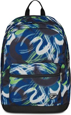 Seven® THE DOUBLE PRO XXL BACKPACK WITH WIRELESS EARPHONES Fluo Boy
