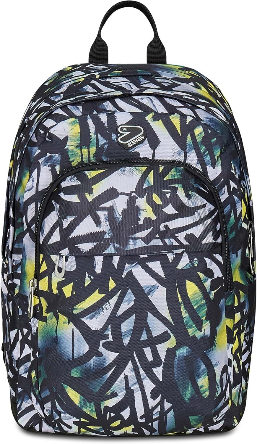 Seven® PRO XXL DETACH BACKPACK WITH WIRELESS EARPHONES - THE DOUBLE Graffiti