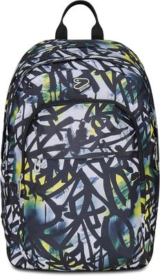 Seven® PRO XXL DETACH BACKPACK WITH WIRELESS EARPHONES - THE DOUBLE Graffiti