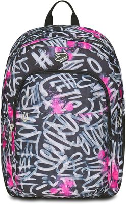 Seven® PRO XXL DETACH BACKPACK WITH WIRELESS EARPHONES - THE DOUBLE Wall Girl