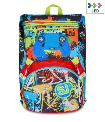 SJ EXPANDABLE BACKPACK BIG - GAME LED BOY
