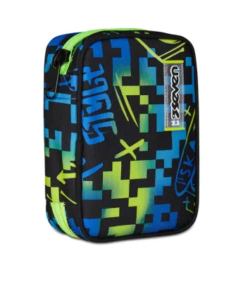 Seven® SPEED PAD PENCIL CASE - SCRIBBLED FLAME
