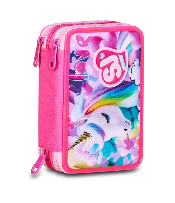 3 ZIPPER POUCH - SJ Flyunicorn Girl