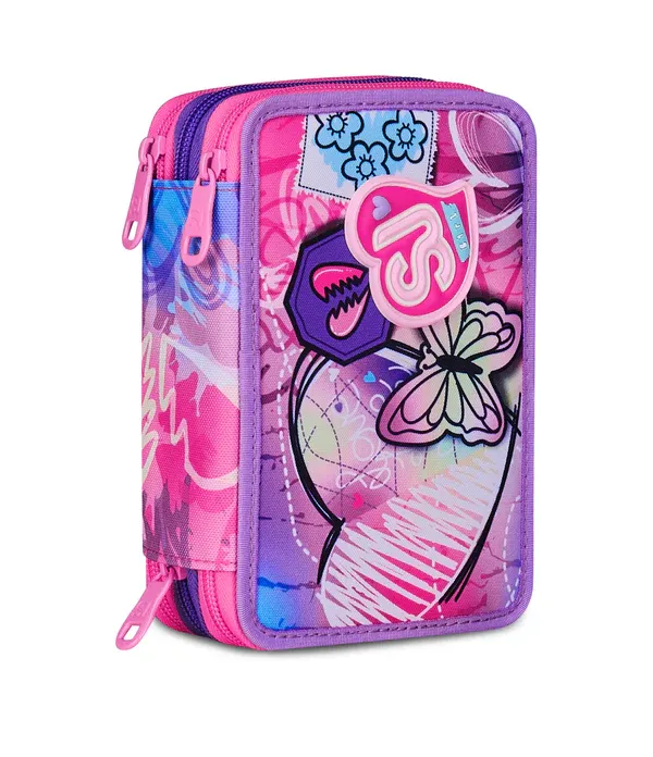 3 ZIPPER POUCH - SJ Tinypatch Girl