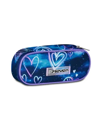 Seven® ROUND PLUS PENCIL BAG - Gloomy Heart