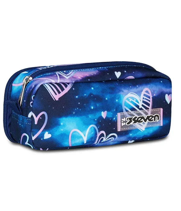 Seven® DOUBLE PENCIL BAG - Gloomy Heart