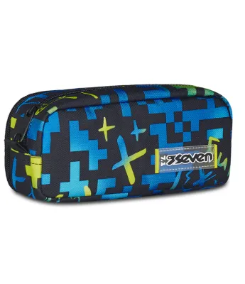 Seven® DOUBLE PENCIL BAG - Scribbled Flame
