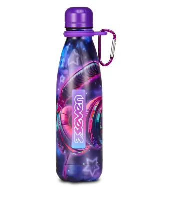 Seven® Thermal Bottle - Headphones and Stars
