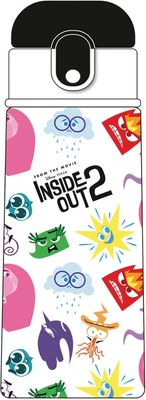 Seven - Inside Out 2 Stainless Steel Thermal Bottle Kid, White, 0.5 L