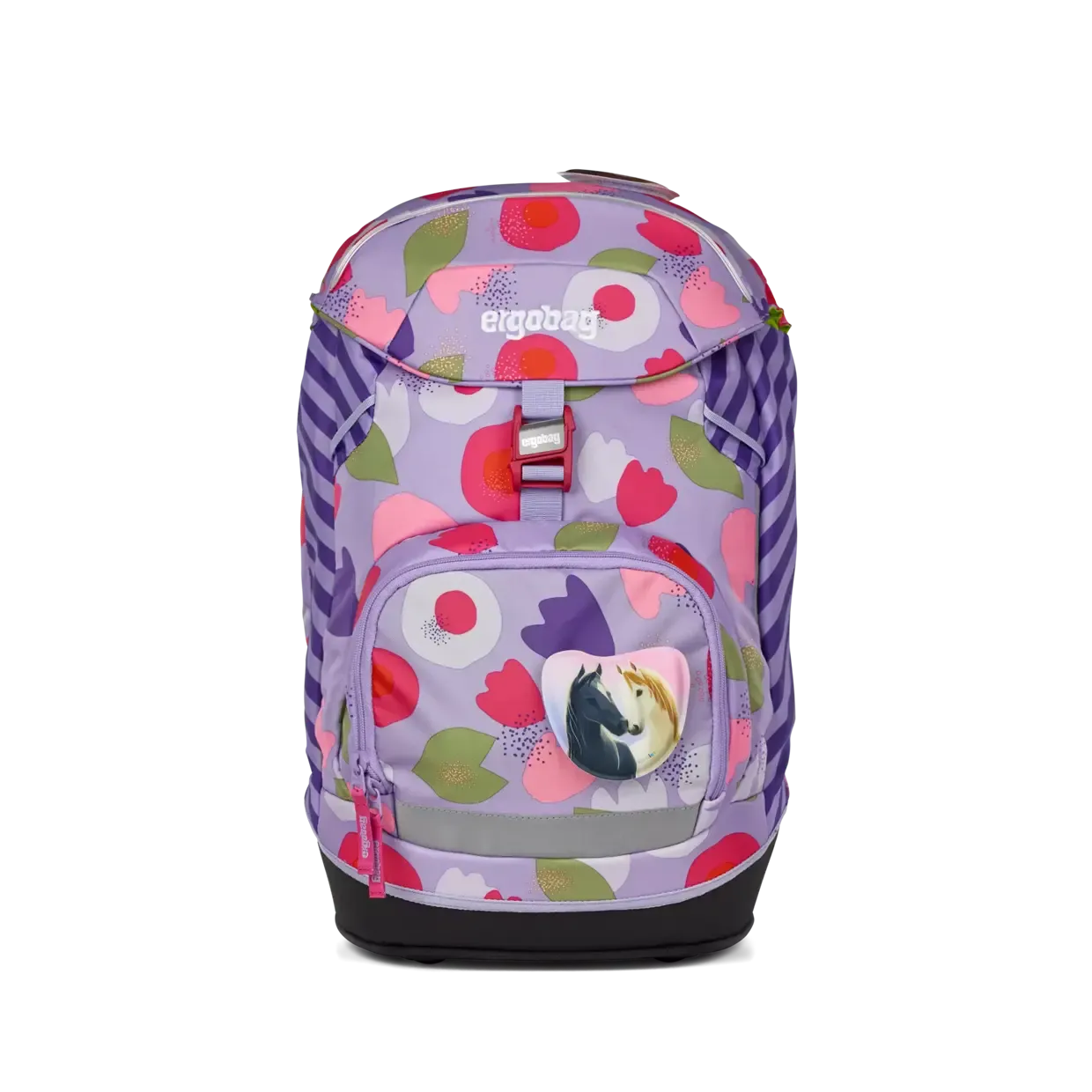 Ergobag Prime Backpack: Flower Powbear - Lilac