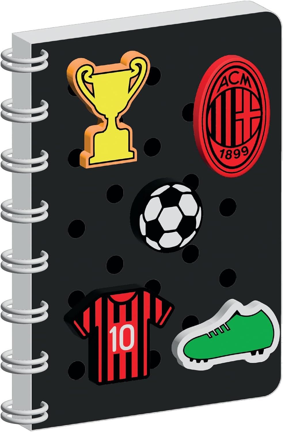 Seven Milan A5 Ring Binder - Customizable Cover with Patch