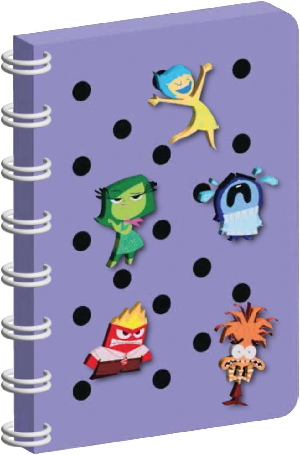 Seven Inside Out 2 A5 Ring Binder - Customizable Cover with Character Patch