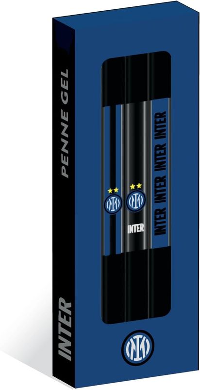 Seven Inter Set of 3 Gel Pens, Black, Blue and Red Ink