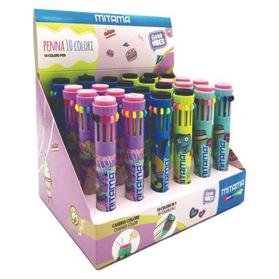 Mitama Pen 10 colors Top Ten Good Vibes stroke 0.7 - Assorted Colors
