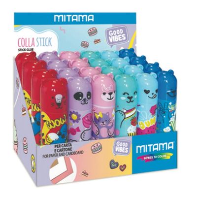 MITAMA GLUE STICK 15GR ASSORTED PATTERNS