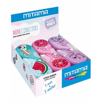 Mitama Good Vibes Fantasy Correction Tape 5mt - Assorted Colors