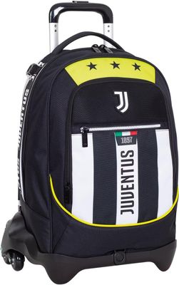 Seven Trolley Jack 3 Wheels Juventus - Backpack with 33 Litre Detachable Trolley