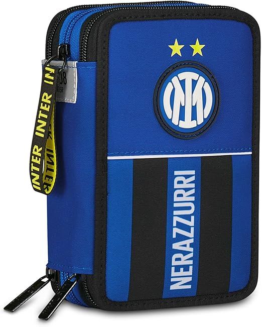 Seven Inter Pencil Case School 3 Zip Together for Victory