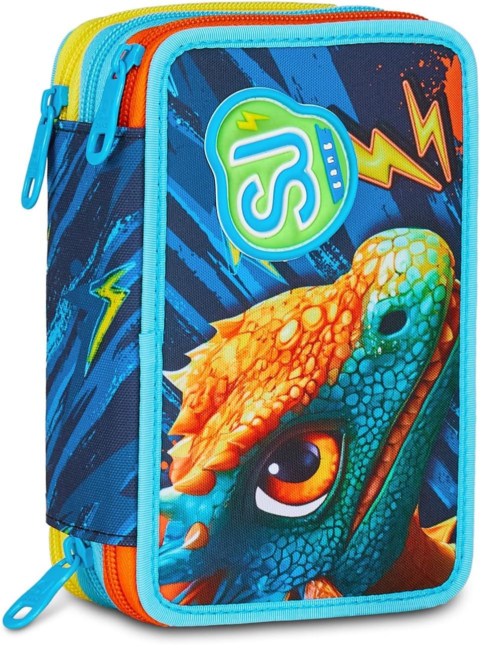 SJ GANG STYLE JAM GANG Pencil Case 3 Zip Dragon Glide