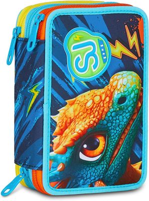 SJ GANG STYLE JAM GANG Pencil Case 3 Zip Dragon Glide