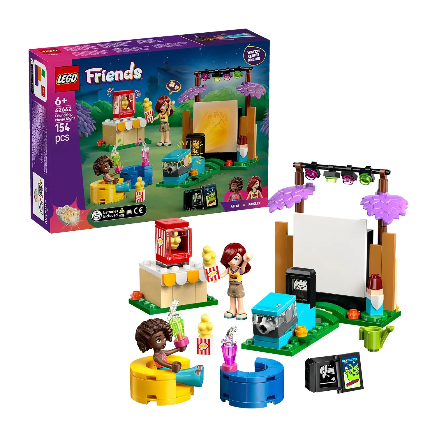 Lego Friends Movie Friendship Night 42642