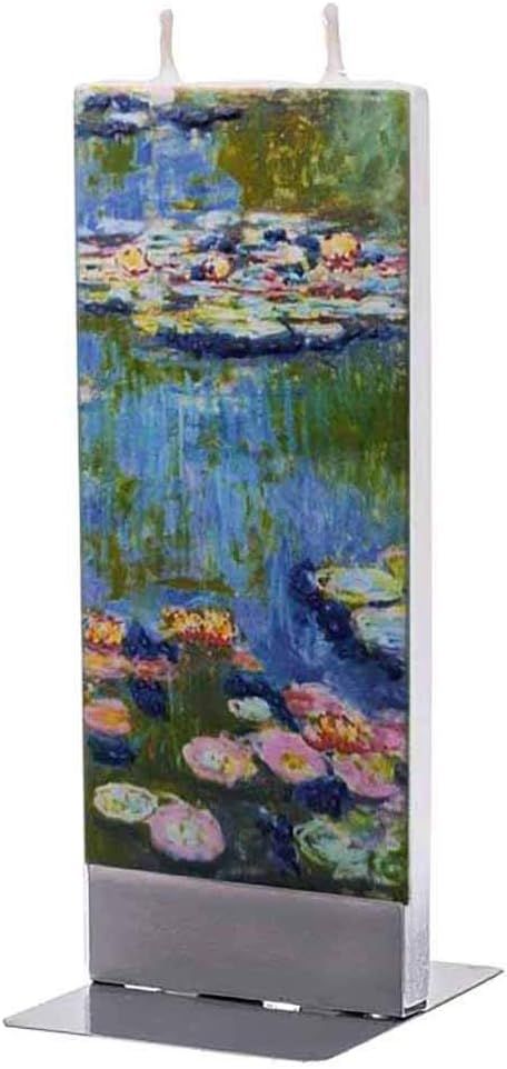 Flatyz – Decorative Flat Candles – Claude Monet Aquatic Rose