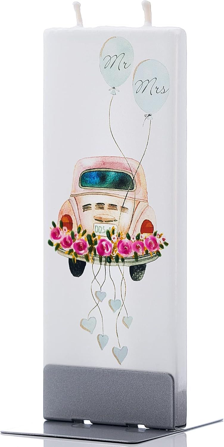 Flatyz – Decorative Flat Candles – Mr e Mrs Just Married
