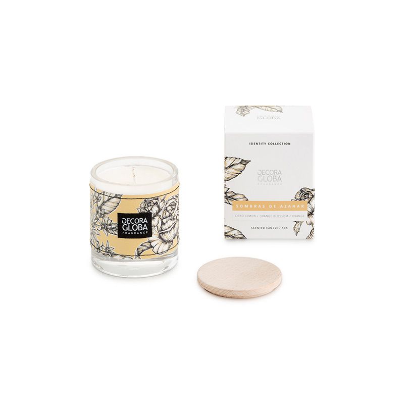 Decoragloba Scented Candle Orange Blossom Shade - 220gr
