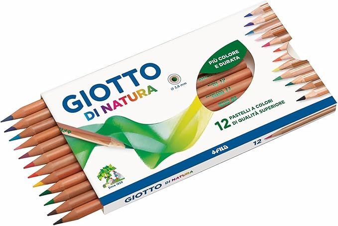 Giotto di Natura - Pack of 12 Colored Pastels