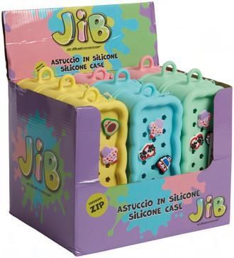 SILICONE POUCH CASE WITH 6 CLIPS - JIB