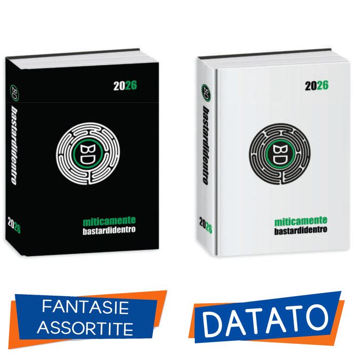 DIARY AGENDA 16 MONTHS BASTARDIDENTRO CLASSIC 2025-2026 - Pocket Size