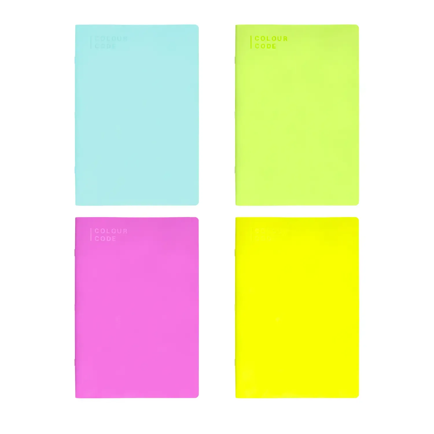 Seven - Color Code Fluocode A5 Ruled Notebook 1R